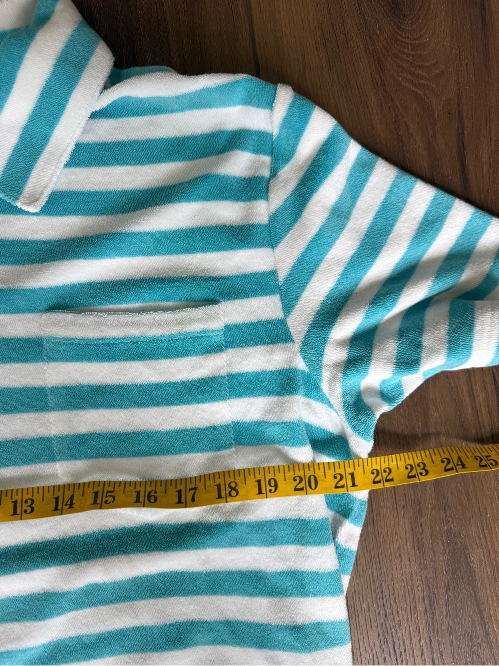 CRIQUET Austin NWT TERRYCLOTH Striped Mens Large Polo - Picture 3 of 8